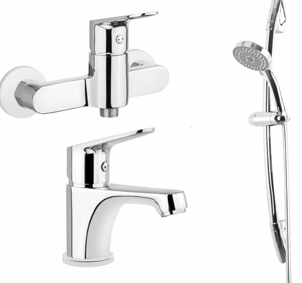 Badewannenarmatur Wannen Armatur Waschtisch Armatur Duschgarnitur SeT   BGLA040M