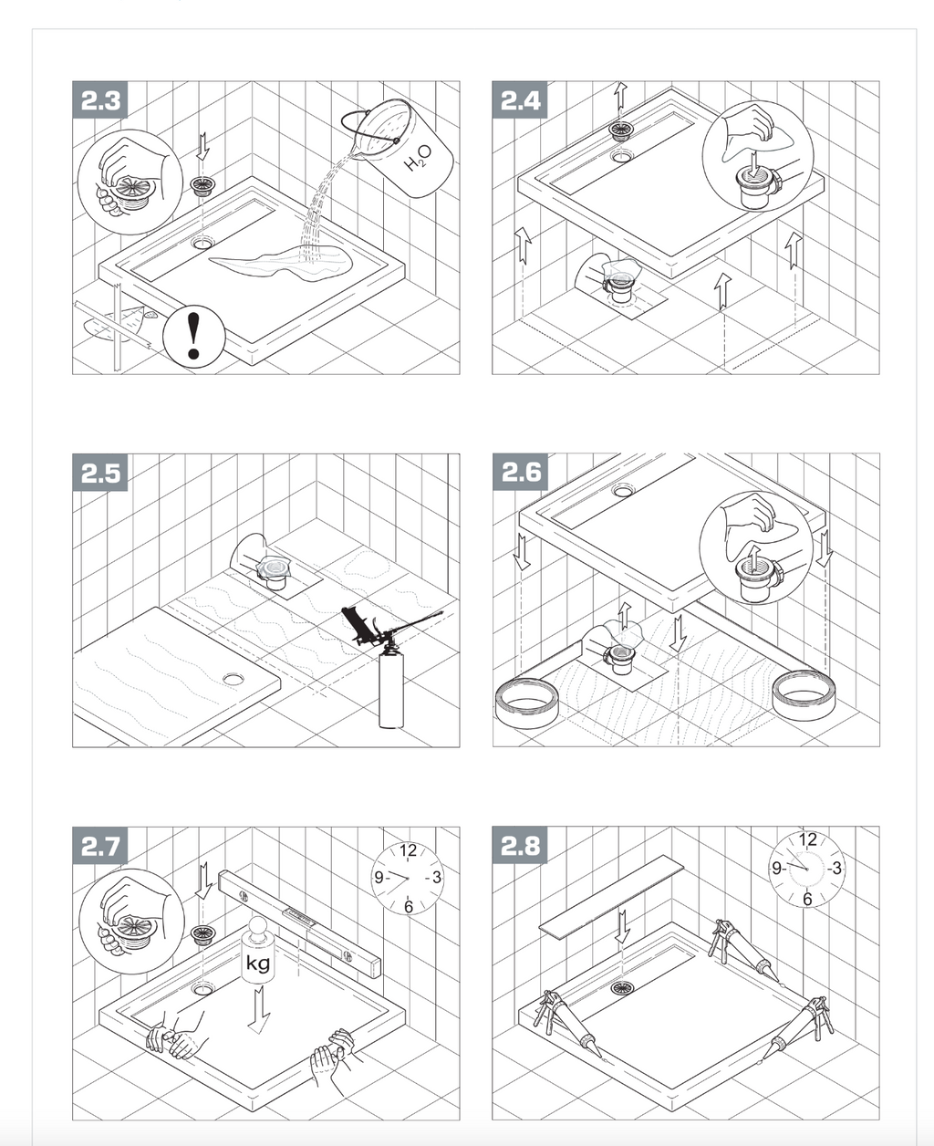 Duschtasse Duschwanne Flach Wanne Acryl Für Duschabtrennung Duschkabine Dusche