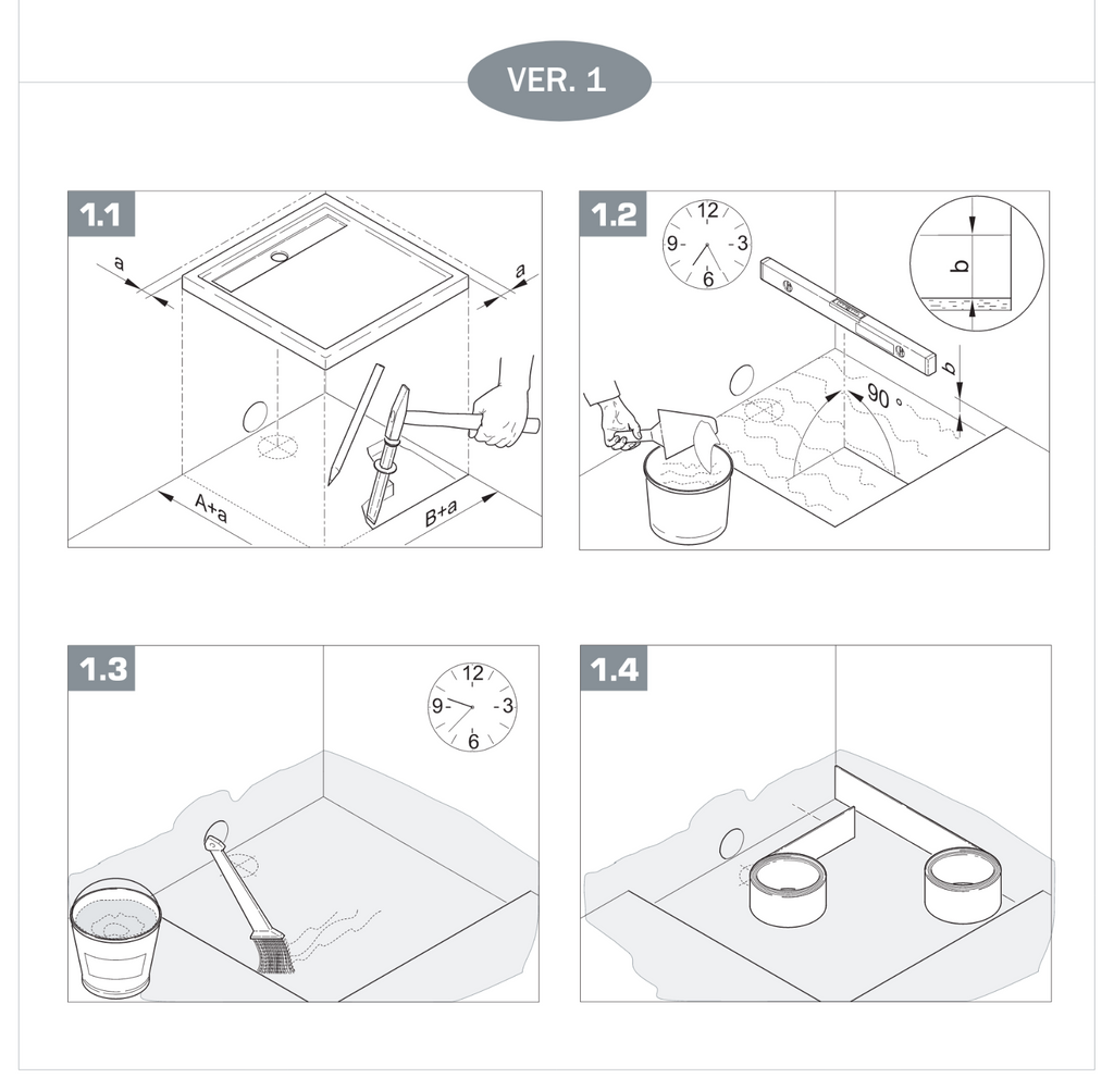 Duschtasse Duschwanne Flach Wanne Acryl Für Duschabtrennung Duschkabine Dusche