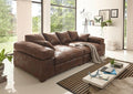 BigSofa Farben hellbraun Braun Megasofa Design Sofa Couchgarnitur Wohnlandschaft