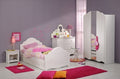 Mädchen Kinderbett Hochbett Kinderzimmer komplett weiß Schrank Bett Tisch Alice1