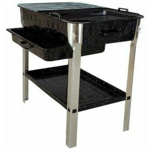 Holzkohlegrill Grill Gartengrill Standgrill Kohlegrill Camping Grill Mangal 44cm