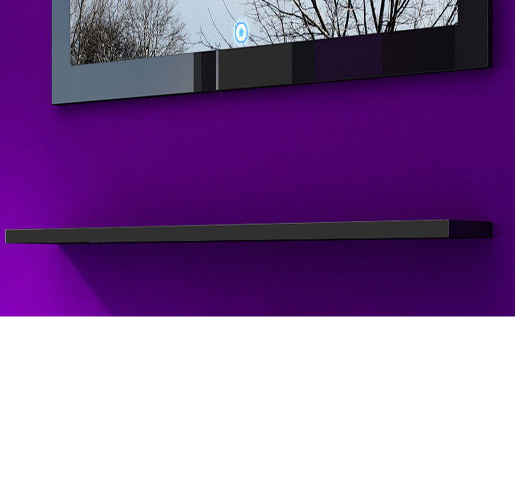 Badmöbel Set Günstig Kaufen 70 cm Schwarz Lackiert Komplett Hochglanz 4 Teilig