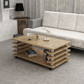Couchtisch 115x65 cm Wohnzimmer Tisch Artizan Eiche Baarn Tische Beistelltisch 2