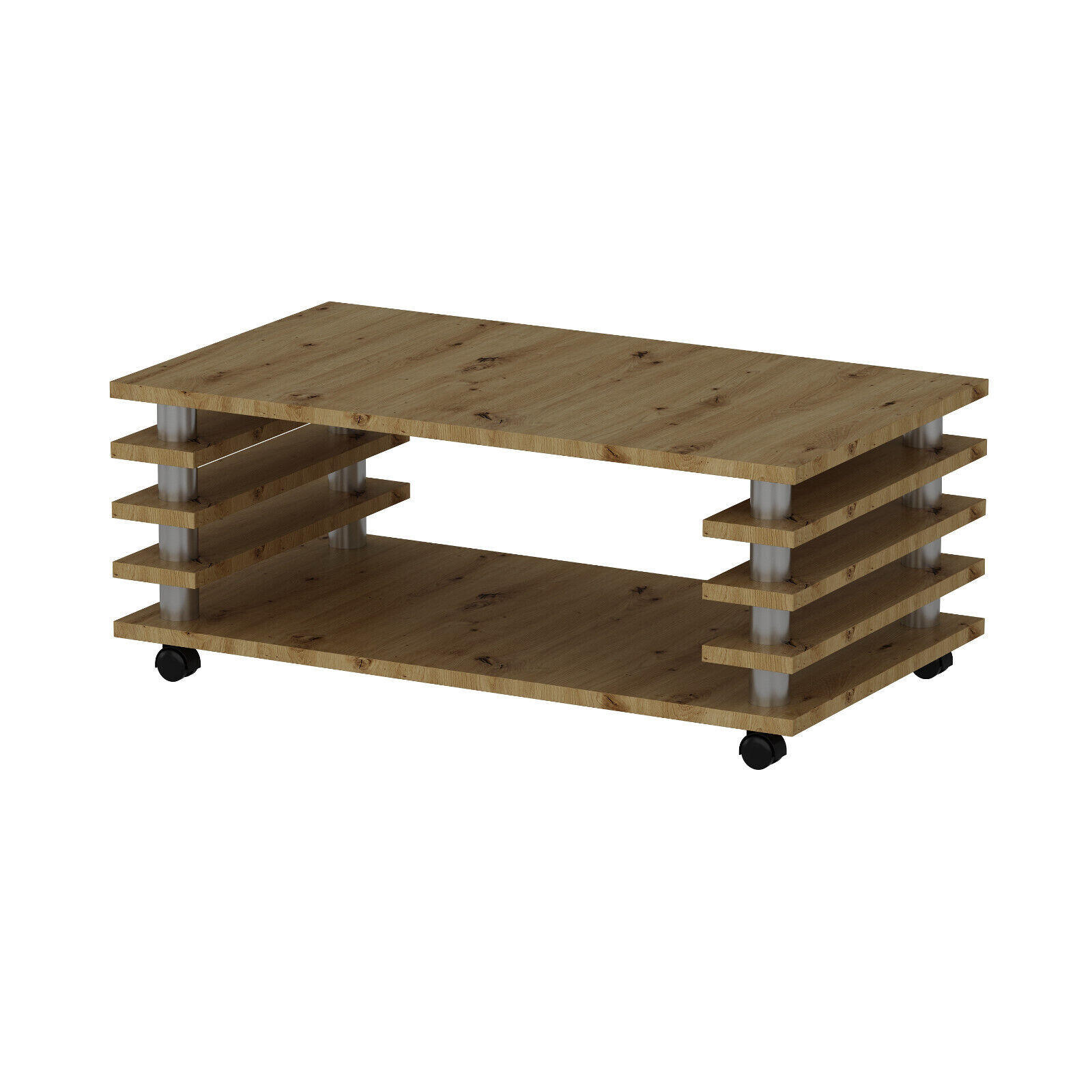 Couchtisch 115x65 cm Wohnzimmer Tisch Artizan Eiche Baarn Tische Beistelltisch 2