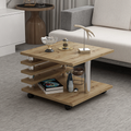 Couchtisch 65x65 cm Wohnzimmer Tisch Artizan Eiche Baarn Tische Beistelltisch 1