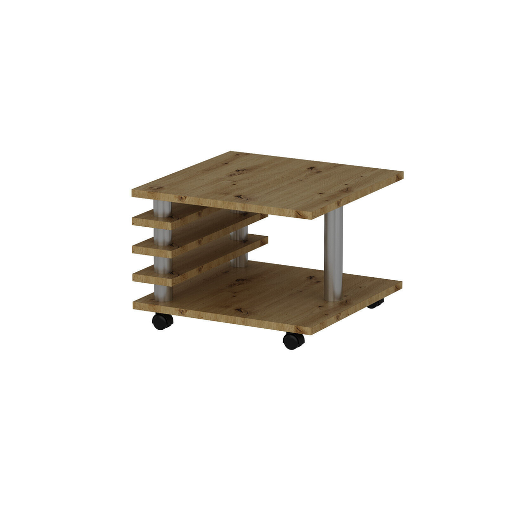 Couchtisch 65x65 cm Wohnzimmer Tisch Artizan Eiche Baarn Tische Beistelltisch 1