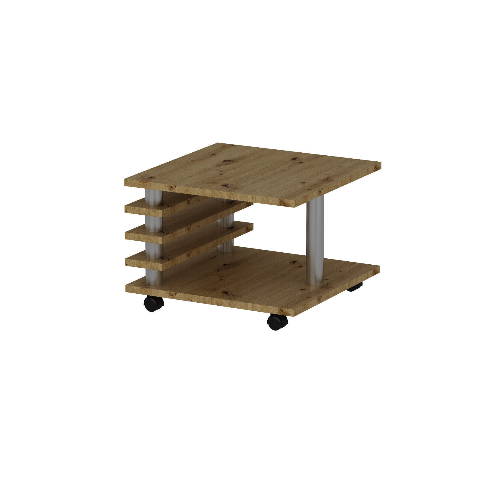 Couchtisch 65x65 cm Wohnzimmer Tisch Artizan Eiche Baarn Tische Beistelltisch 1