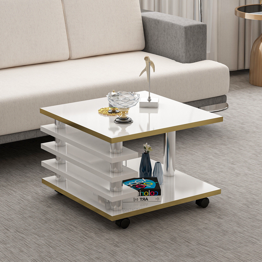 Artikelfoto. Seite mit Angebotsdetails anzeigen. Angebot Couchtisch 65 x 65 cm Wohnzimmer Tisch Weiß / Gold Baarn Tische Beistelltisch 1 Couchtisch 65 x 65 cm Wohnzimmer Tisch Weiß / Gold Baarn Tische Beistelltisch 1