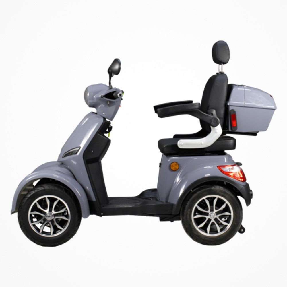 Elektromobil Volta VM6 4-Rad Senioren 25 km/h 1000W 50 km Reichweite Grau E-Roll