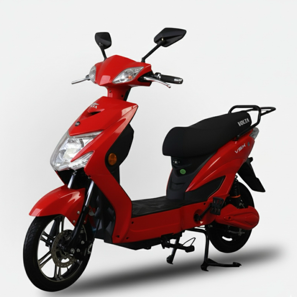 Elektroroller Volta VSX 25 km/h 48V 22Ah bis 50 km 2-Sitzer E-Roller Rot