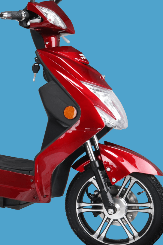 Elektroroller Volta VSX 25 km/h 48V 22Ah bis 50 km 2-Sitzer E-Roller Rot