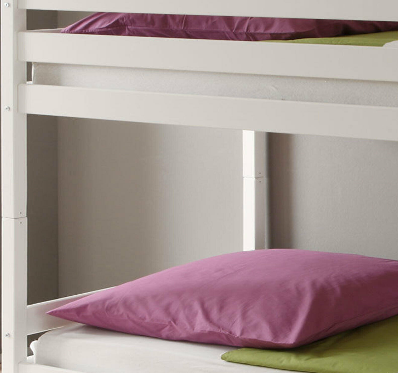 Kinderbett Etagenbett Weiss Hochbett Spielbett Kindeerbett Stockbett 90x200 cm