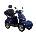 Elektromobil Volta VM6 4-Rad Senioren 25km/h 1000W 50km Reichweite Blei-Gel Blau