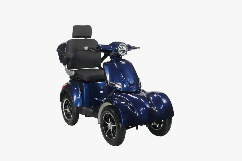 Elektromobil Volta VM6 4-Rad Senioren 25km/h 1000W 50km Reichweite Blei-Gel Blau