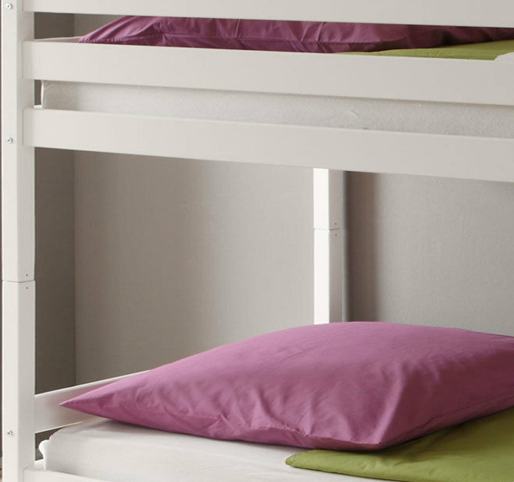 Kinderbett Etagenbett Weiss Hochbett Spielbett Kindeerbett Stockbett 90x200 cm