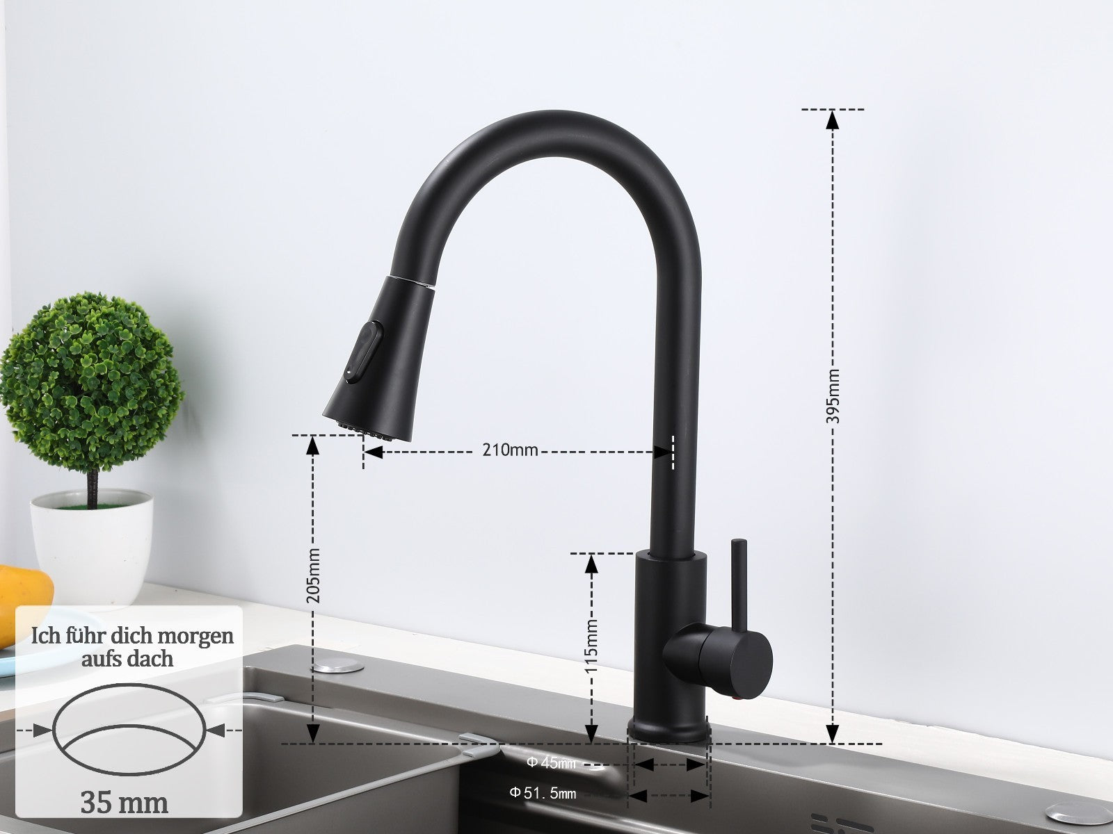 Granitspüle Küchenspüle Armatur Granit Siphon Einbauspüle Spülbecken Spüle76x44
