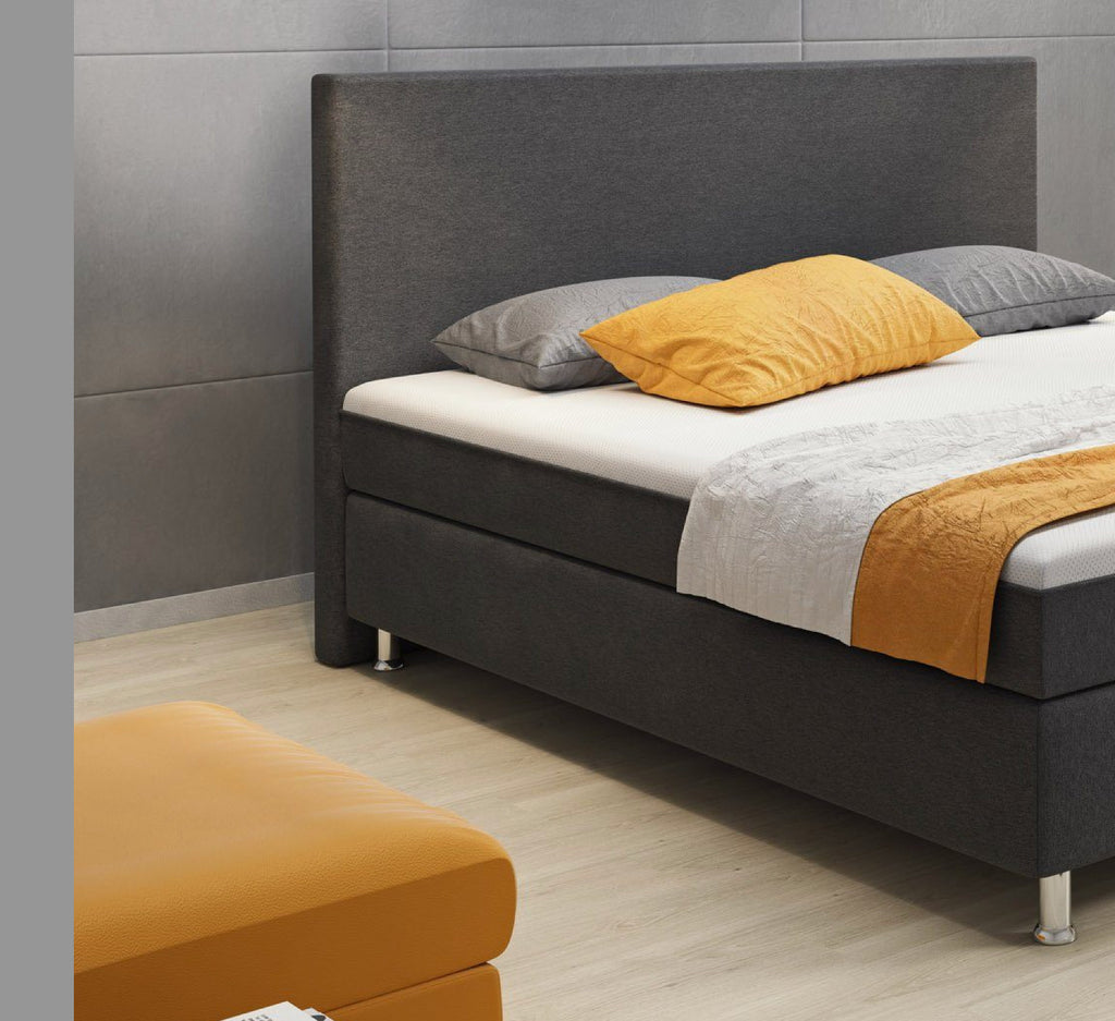 Boxspringbett 180x200 Anthrazit Bett Komfortbett Hotelbett Stoff Bett Londo31737