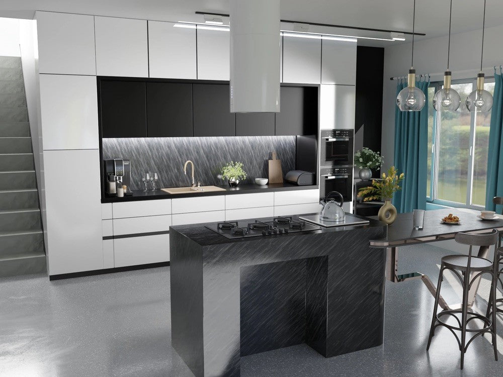Granitspüle Küchenspüle Armatur Granit Siphon Einbauspüle Spülbecken Spüle76x44