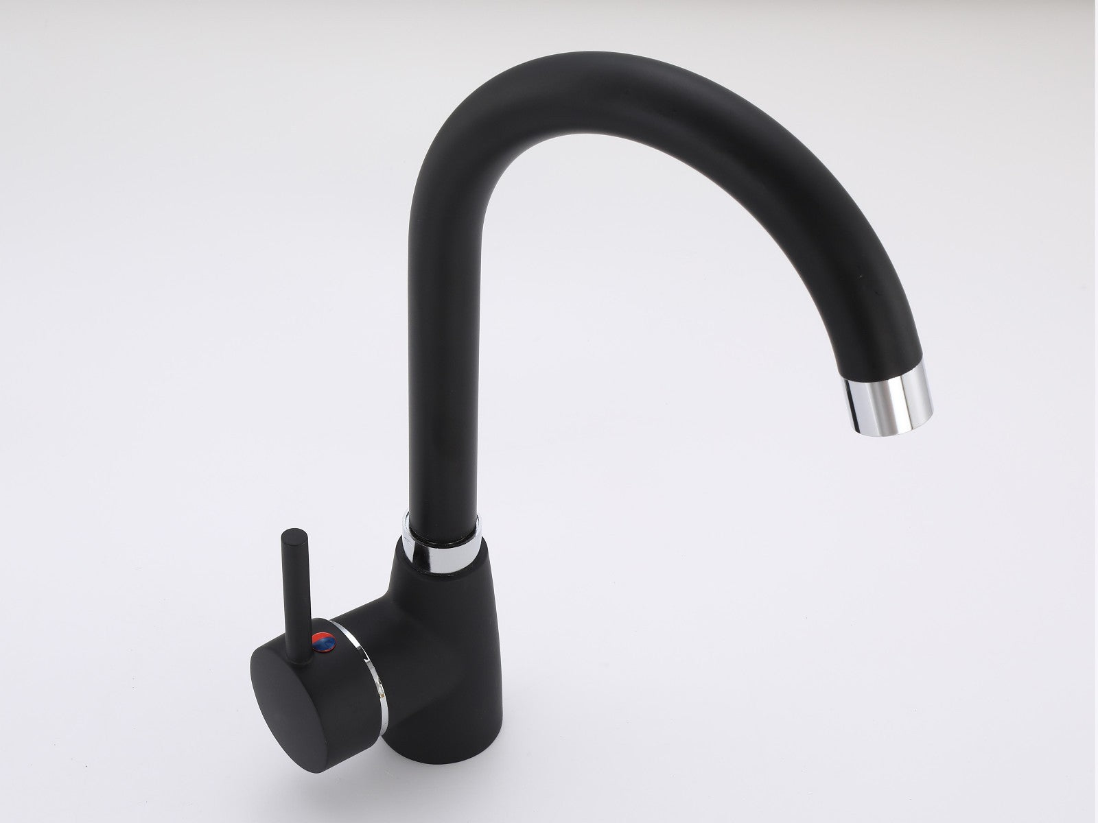 Küchenarmatur 360° Wasserhahn Küche Mischbatterie Spültisch Schwarz GMF801