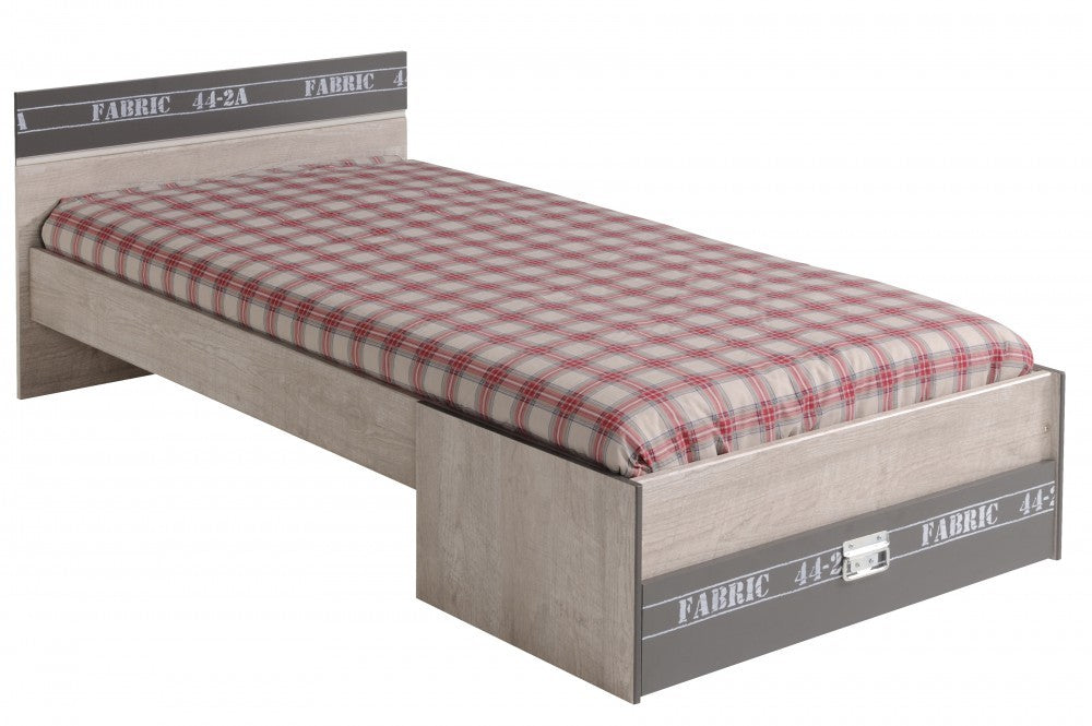 Kinderzimmer möbel Set Kinderzimmerbett 90x200 Schrank Kommode und Nachtkonsole