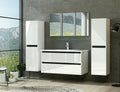 Badmöbel Set Weiss Hochglanz Badezimmermöbel 60 cm bis 8tlg Bad Möbel Badezimmer