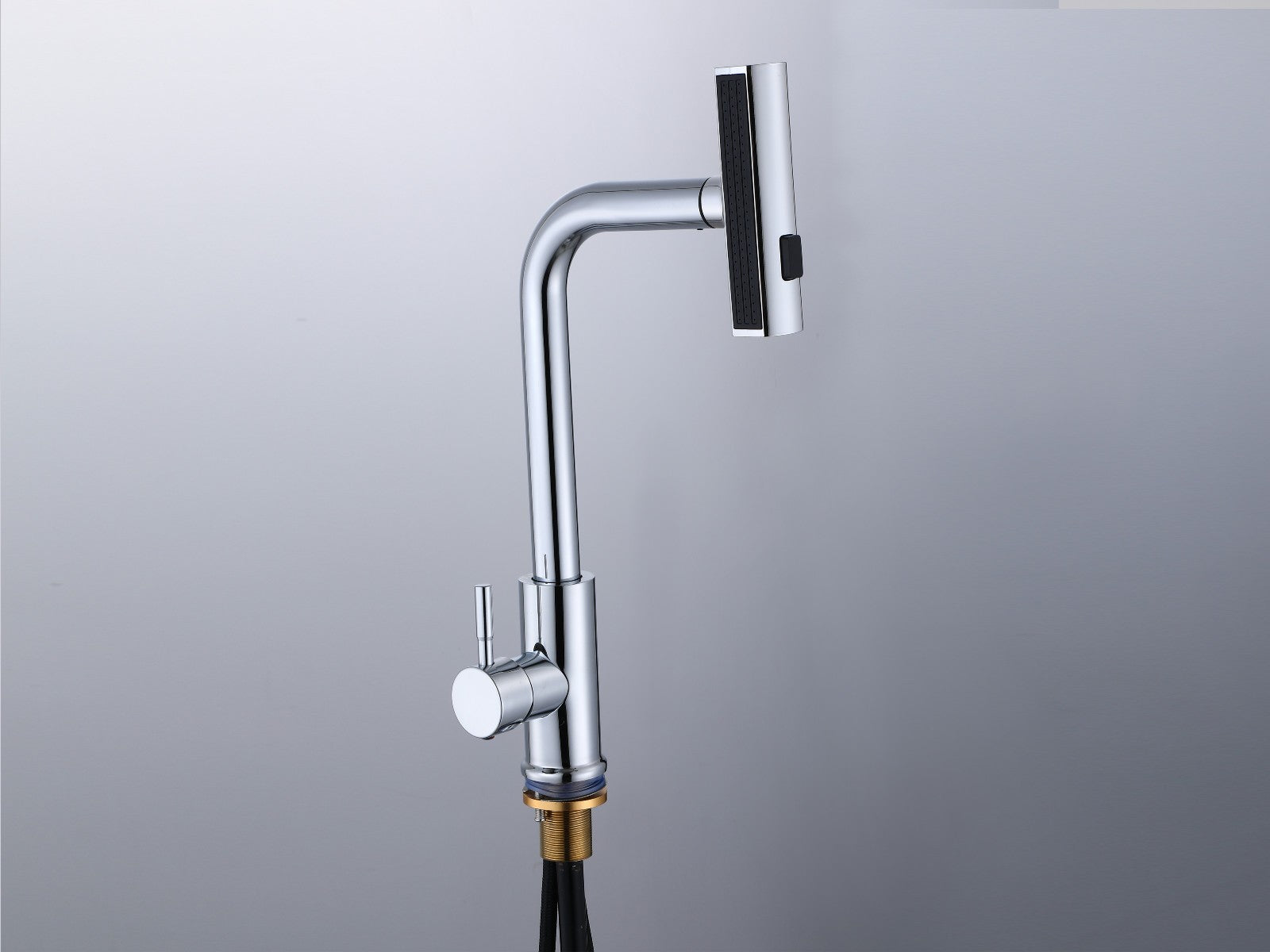 Küchenarmatur 360° Wasserhahn Küche Mischbatterie Spültisch Silber Armatur GF701