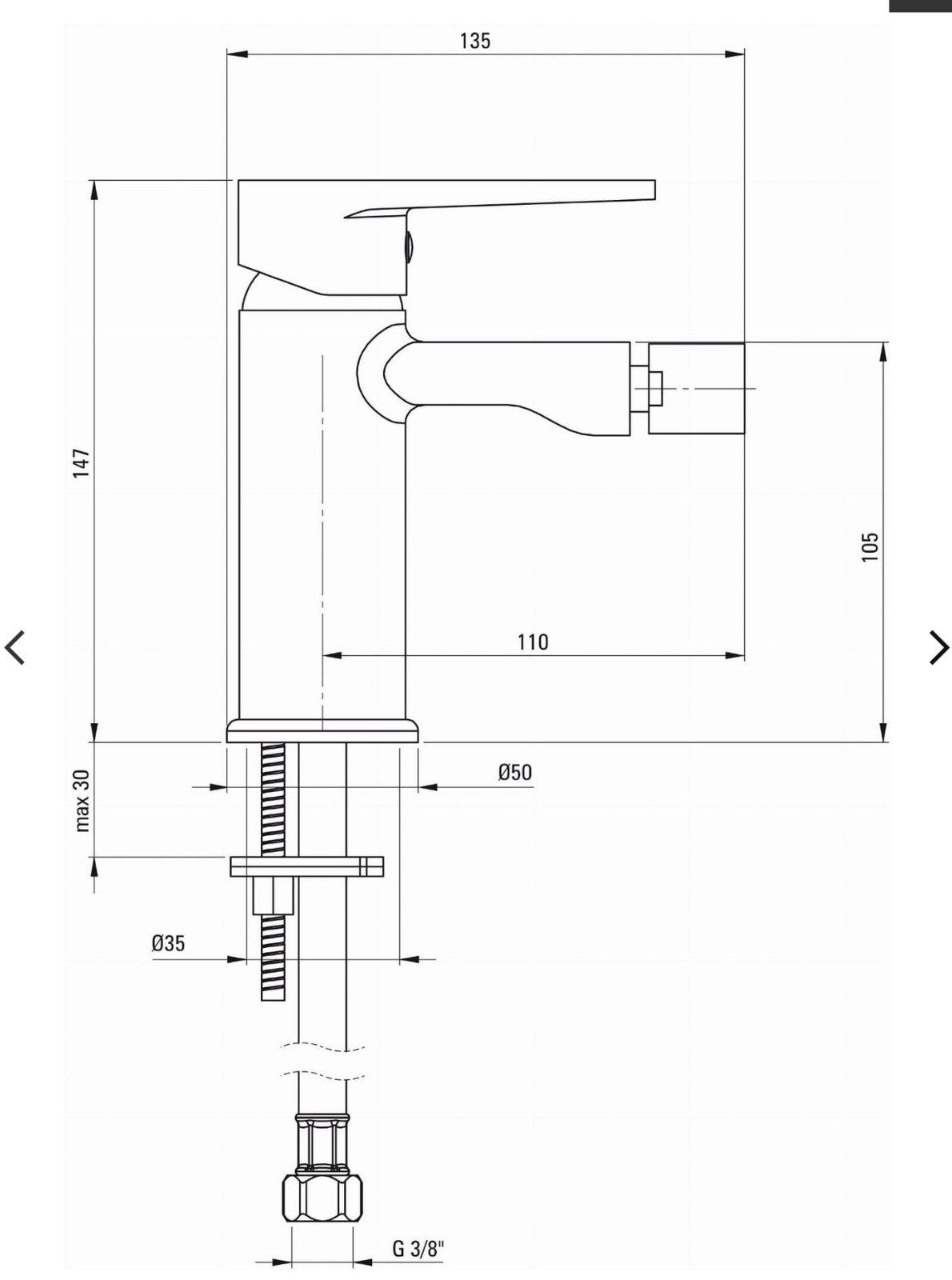 Armaturen Waschtisch Armatur Bad Einhebelmischer Wasserhahn Badmöbel  BDQ_031M