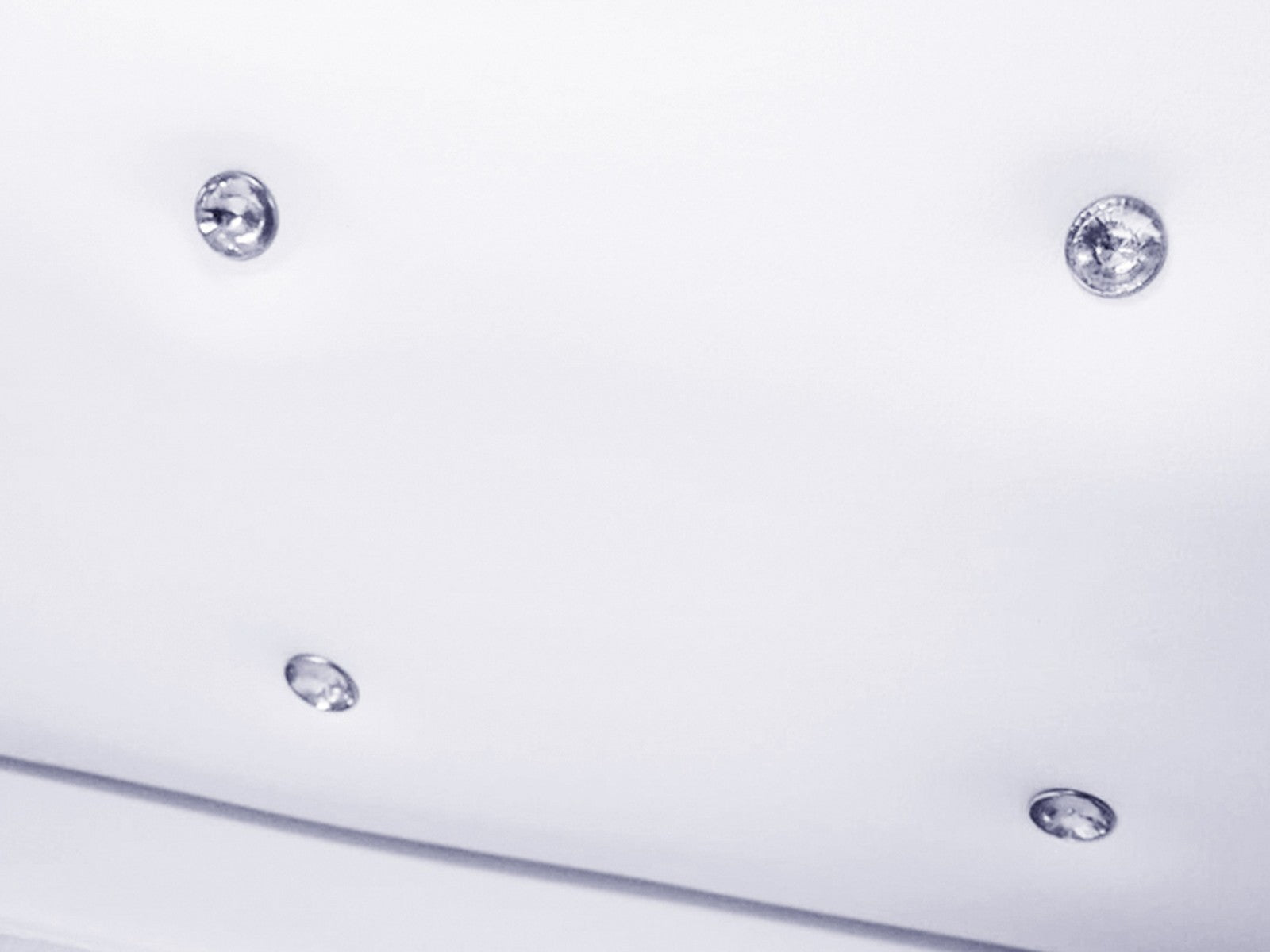 Boxspringbett Monaco 180x200 cm Kunstleder Weiß Komfortbett Hotelbett Doppelbett