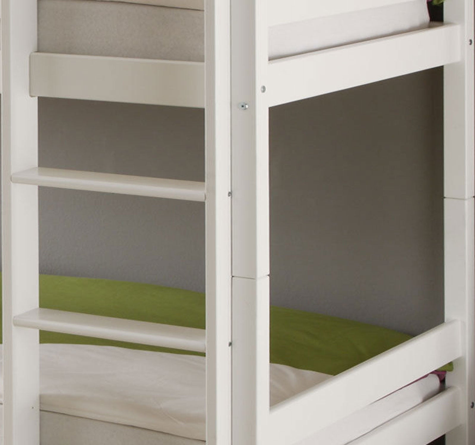 Kinderbett Etagenbett Hochbett Spielbett Stockbett weiss Lattenrost