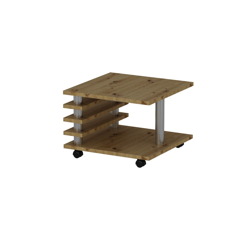 Couchtisch 65x65 cm Wohnzimmer Tisch Artizan Eiche Baarn Tische Beistelltisch 1