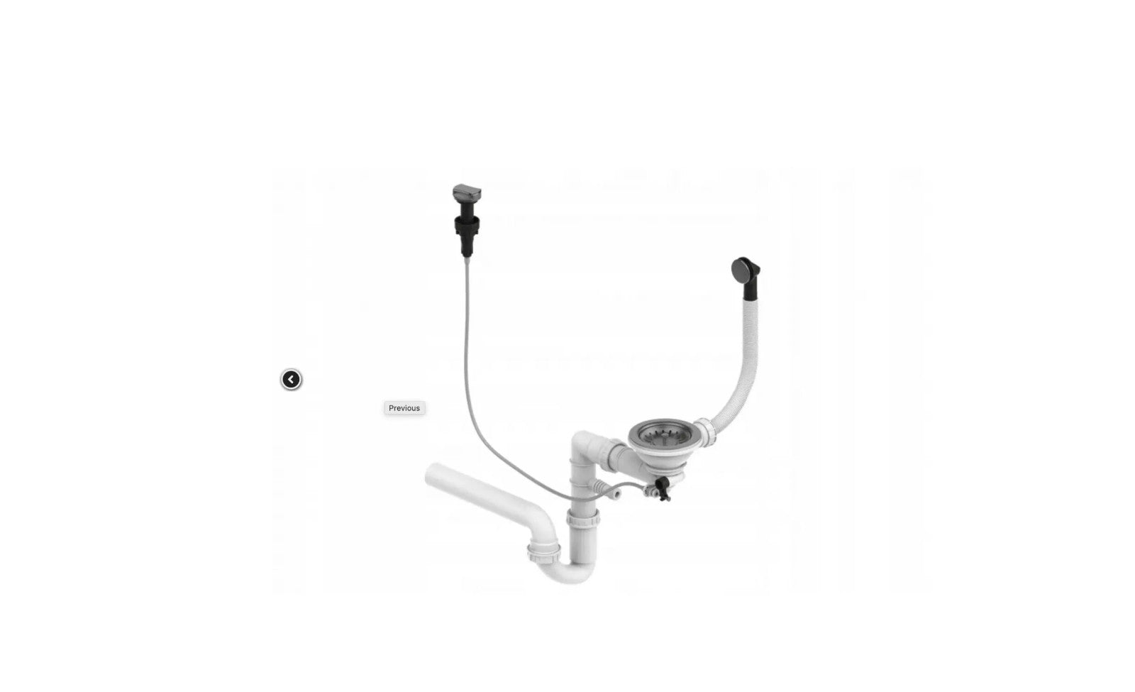 Granitspüle Küchenspüle Granit Siphon Einbauspüle Spülbecken Spüle 76x44 cm