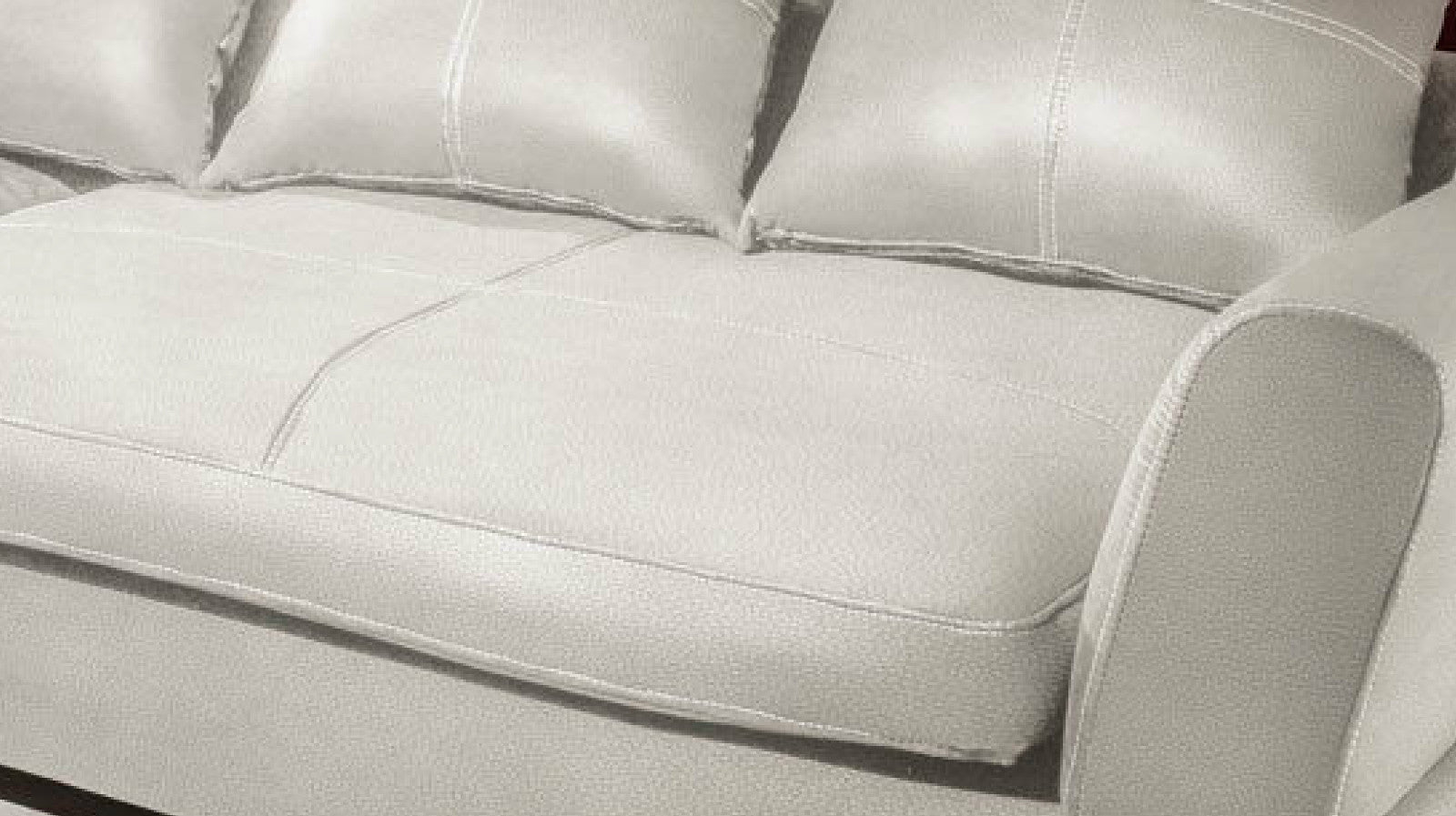 Couchgarnitur Weiss Sofa K-Leder Eck Sofa Wohnlandschaft Megasofa Links Design