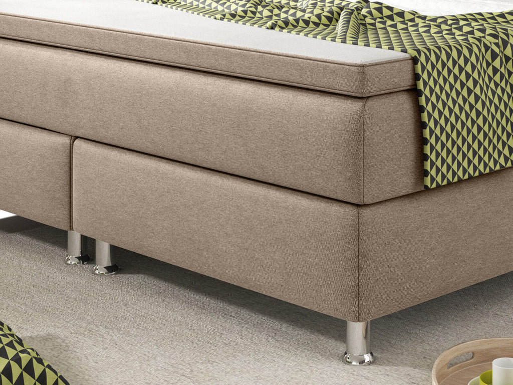 Boxspringbett 180x200 cm Muddy Bett Komfortbett Hotelbett Stoff Bett Bern 31741