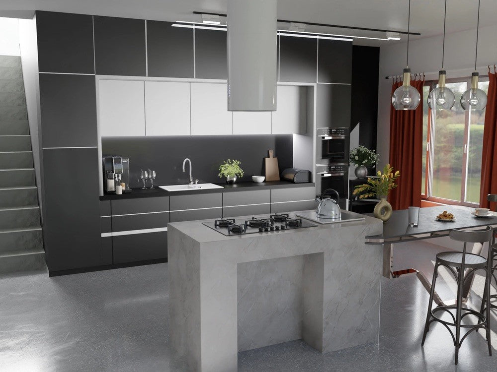 Granitspüle Küchenspüle Armatur Granit Siphon Einbauspüle Spülbecken Spüle76x44