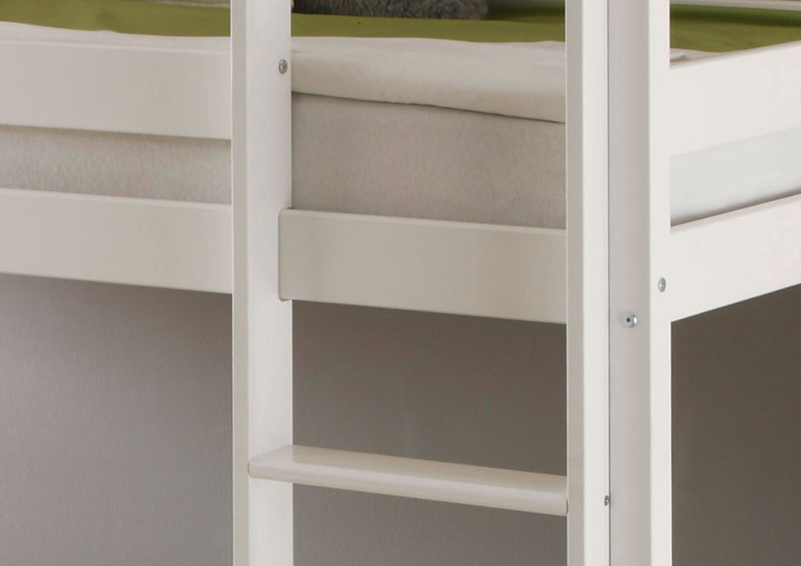 Kinderbett Etagenbett Hochbett Spielbett Stockbett weiss Lattenrost Schublade NE