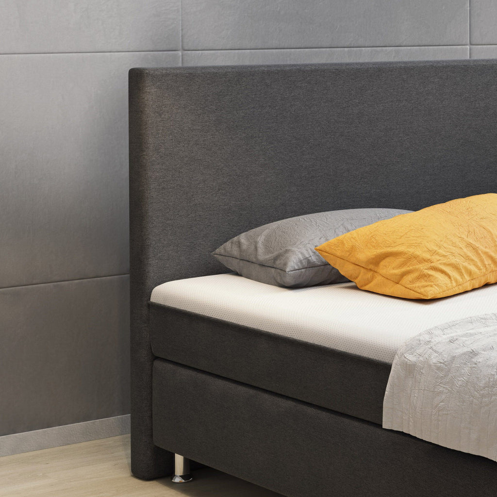 Boxspringbett 180x200 Anthrazit Bett Komfortbett Hotelbett Stoff Bett Londo31737