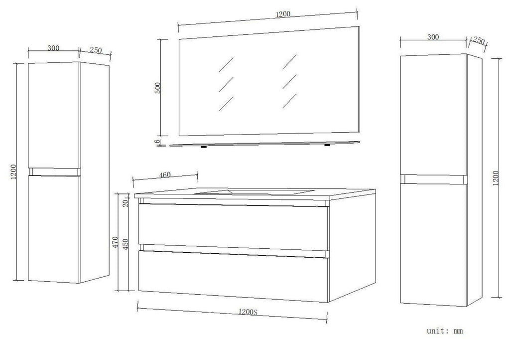 Badmöbel Set Design Weiss Hochglanz Badezimmermöbel 120 cm bis 8tlg Bad Möbel