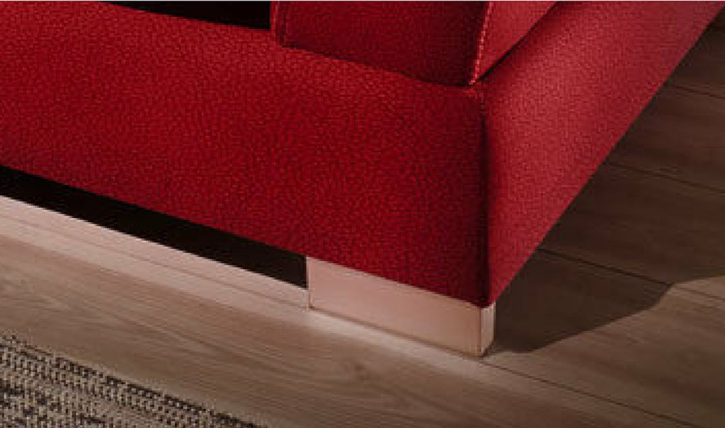 Design Couchgarnitur Rot Big K Leder Sofa Eck Sofa Wohnlandschaft Megasofa Links